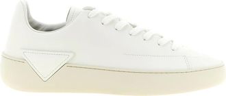 Prada Zapatillas Court de piel - Shoes - Hombre - Blanco - 42 EU