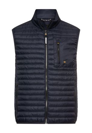 Camel Active Steppweste CAMEL ACTIVE, Herren, Gr. XXL, schwarz navy, Steppware, Obermaterial: 100% Polyamid, unifarben, normal h&uuml;ftbedeckend, Rundhals, Westen Step