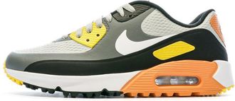 Nike Nike Mens Air Max 90 G Grey/Orange Sneakers, Orange, 5.5 UK
