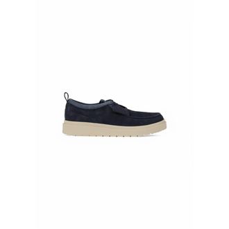 Clarks Elegante Su&egrave;de Veterschoenen voor Heren - Heren - Veterschoenen - Blauw - 45 EU - Su&egrave;de - Schoenen