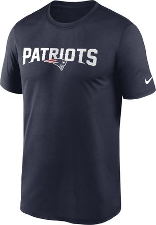 Nike Mens Dri-FIT Wordmark Legend (NFL New England Patriots) T-Shirt in Blue | N92241S8K-CLJ
