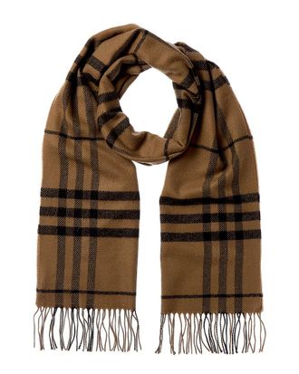 Burberry Check Wool Scarf