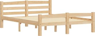 vidaXL Estructura De Cama Sin Colch&oacute;n Madera Maciza De Pino 120x200 Cm Vidaxl