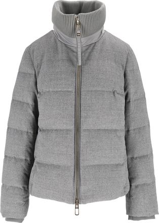 Duno Quilted Cropped Down Jacket