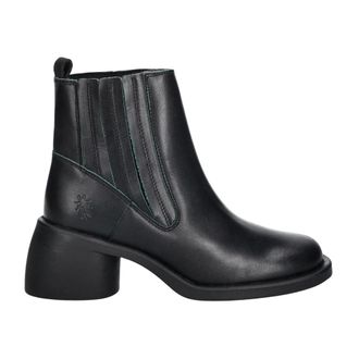 FLY London Schoenen, Dames, Zwart, 39 EU, Leer, Hail 310Fly Enkellaarsjes