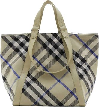 Burberry Cotton Blend Festival Tote