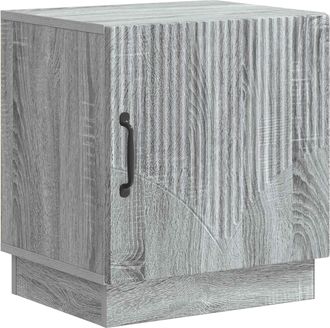 vidaXL Mesita De Noche Sonoma Gris 43 X 34,5 X 47 Cm Vidaxl
