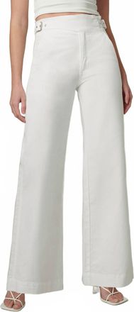 Joe's Double Buckle Sailor Pants In Optic White