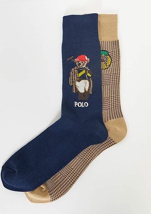 Polo Ralph Lauren 2 Pack Bear Sock