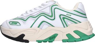 Msgm Sneakers - Dames - Sneakers - Wit - 36 EU - Leer - Schoenen
