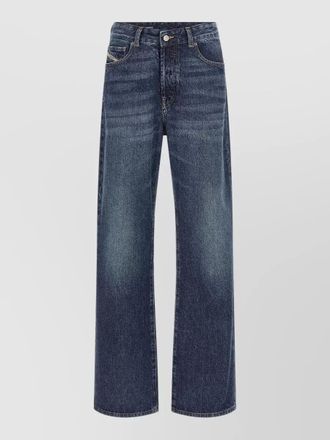 Diesel denim straight-leg trousers