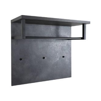 Composad Pensile Ingresso Appendiabiti Linea segno Cm. 35 X 82 X H.71 - Cemento