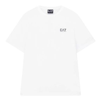 Emporio Armani T-Shirts, male, White, Size: 2XL Short Sleeve T-Shirt