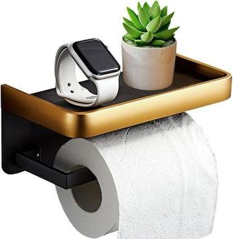 OEM Portarrollos De Papel Higi&eacute;nico De Pared, Dispensador Autoadhesivo Con Estante, 2 Opciones De Montaje (adhesivo O Tornillo), Para Ba&ntilde;o Y Cocina - Rapa