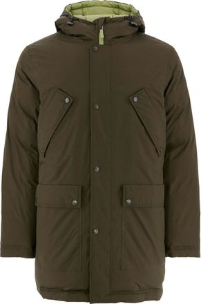Jott Mens Hamilton Grand Froid Reversible Parka Jacket in Green - Size Medium