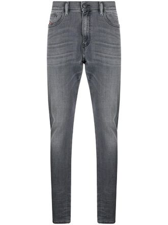 Diesel D-Amny mid-rise slim-fit jeans - men - Cotton/Polyester/Spandex/Elastane - 32/32 - Grey