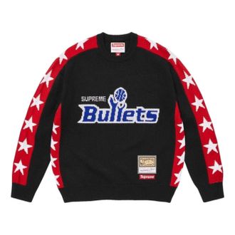 SUPREME x Mitchell & Ness SS26 Teams Sweater Black SUP-SS26-286-BLK