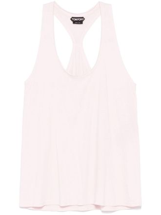 Tom Ford lightweight-jersey tank top - women - Modal/Cotton - 44 - Pink