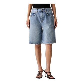 Anine Bing Dames, Korte broeken, Blauw, Maat: W27 Denim