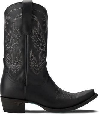 Lane Boots Womens Sandaga Midi Boots In Jet Black
