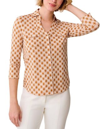J.McLaughlin J.Mclaughlin Brynn Linen-Blend Top