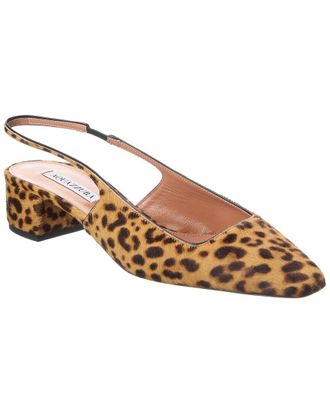 Aquazzura Ginza 35 Haircalf Slingback Pump
