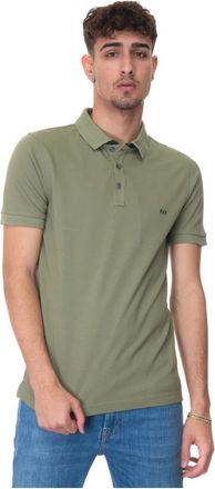 Fay Polo Shirt met korte mouwen - Heren - Polos - Groen - 3XL - Katoen - Tops