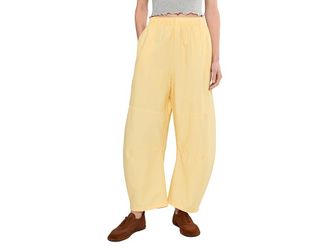 Free People Movement Game Day Pants Womens Clothing Sunlit Yellow : MD (Womens 8-10), Polyester/Cotton