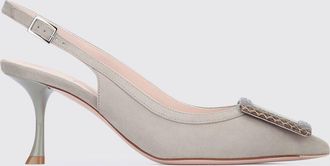 Roger Vivier Slingback Viv In The City in camoscio con fibbia decorativa