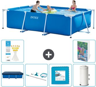 Intex Piscina Con Estructura Rectangular - 300x200x75 Cm - 7-piezas S17
