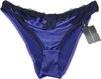 Chantal Thomass Midnight Silk Briefs Size XS
