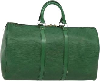 Louis Vuitton Pre-owned Weekend Bags, female, Green, Size: ONE SIZE Pre-owned Leather louis-vuitton-bags
