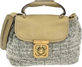 Chlo&eacute; Pre-owned Mini Bags, female, Beige, Size: ONE SIZE Pre-owned Elsie Shoulder Bag