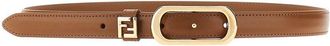 Fendi FF leather belt Woman 80