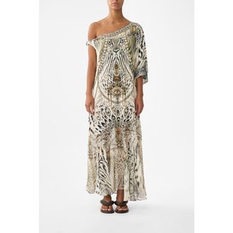 Camilla Twisted One Shoulder Dress in Lady Lionheart at Nordstrom, Size Xx-Large Au