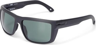 Spy Overhaul XL Fashion Mens Sunglasses Matte Black Happy Grey Green : 60mm, Plastic/Polycarbonate