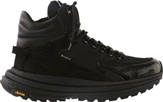 H&ouml;gl Black Zac Recycled-Textile Wedge Boots