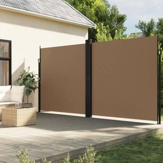 vidaXL Toldo Lateral Retr&aacute;ctil Gris Taupe 220x1000 Cm Vidaxl