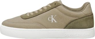 Calvin Klein CK Jeans Men Classic Cupsole MG Canvas YM0YM01218 Low Top, Green, 9 UK