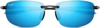 Maui Jim Occhiali da sole Hookipa con montatura a giorno - Nero