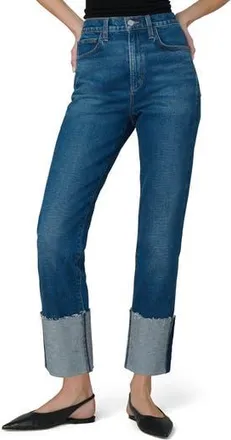 Joe's The Margot Cuffed Raw Hem High Waist Ankle Slim Jeans in Serendipitous at Nordstrom Rack, Size 24