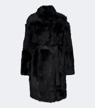 Yves Salomon Cappotto reversibile in pelle e shearling
