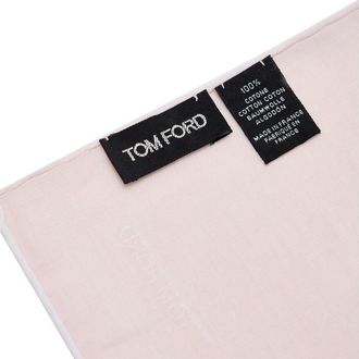 Tom Ford Mens Pink Cotton Pocket Square Accessory
