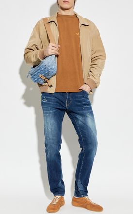 Dsquared2 T-shirt With Logo, Mens, Brown