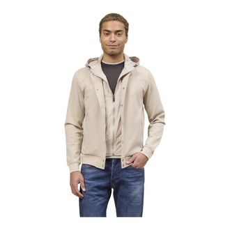 H&egrave;SKIMO Uomo, Giacche, Beige, M, new