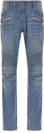 Balmain Mens Biker Jeans