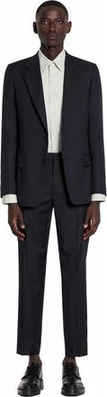 Lanvin Cigarette Trousers in Navy Blue at Nordstrom, Size 52 It