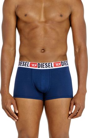 Diesel Three-pack of all-over logo waist boxers - Trunks - Man - Multicolor