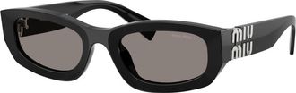 Miu Miu B04S Zonnebril - unisex - Zonnebrillen - Zwart - 53 MM - Accessoires