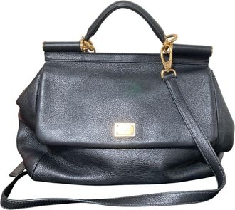 Dolce & Gabbana Black Shoulder Bag Tote Bag (Pre-Owned)